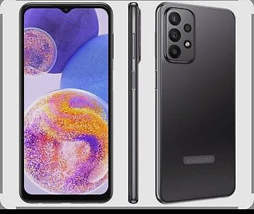 Samsung Galaxy A23, rəng - Qara, Barmaq izi