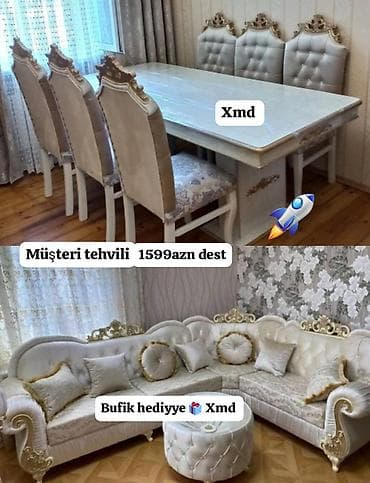 hesir stol: Yeni, Masa və oturacaqlar, Divan — 1