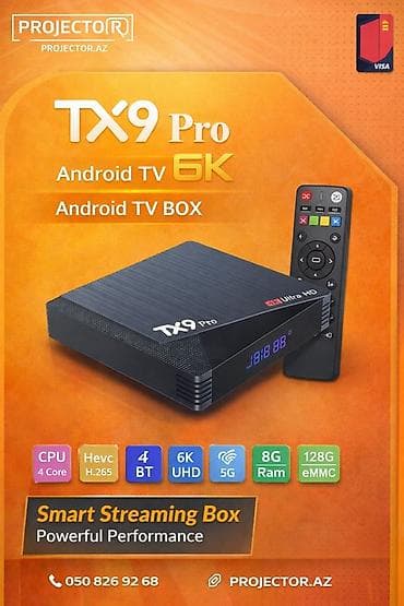 x 96 mini: Smart TV boks TV box 8 GB / 128 GB, Android — 1