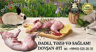 can əti: Dadlı, təzə və sağlam dovşan əti - Yerli məhsul – “Saf Dovşan” brendi — 1