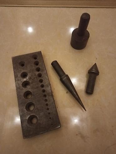 disk teker opel: Zərgərlik üçün, Yumru anka -puanson dəsti,poladdan zavadskoy bucaq — 1