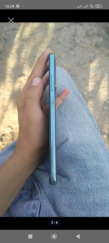 ayfon 7 ekran: Xiaomi Redmi smartfon - Korpus: mavi rəngli, düz kənarlı dizayn. - — 1