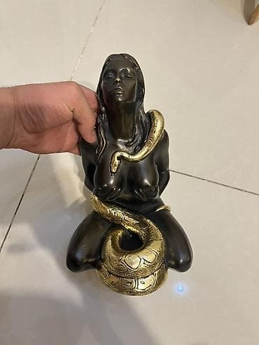 Süni güllər: Fiqur, Metal, rəng - Qızılı — 1