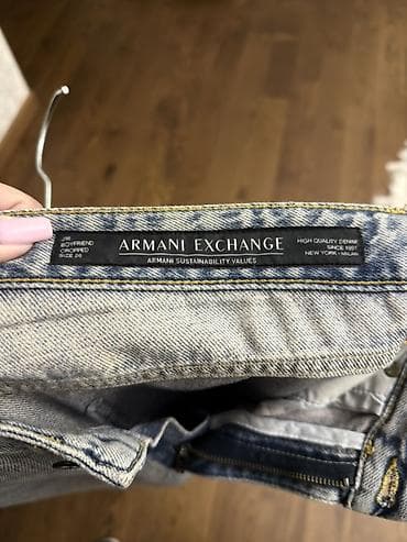 cins şalvar: Cinslər, Emporio Armani, S, rəng - Mavi — 3