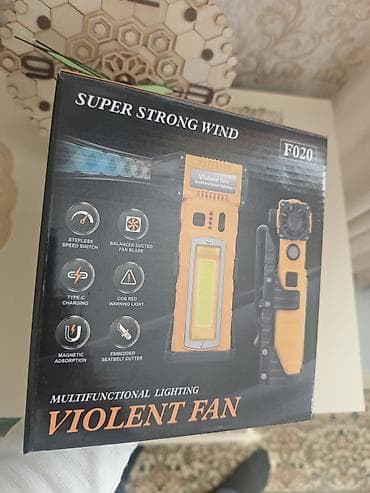 islenmis iphone 6: Məhsul: F020 “Violent Fan” – çoxfunksiyalı güclü küləkli portativ fan — 3