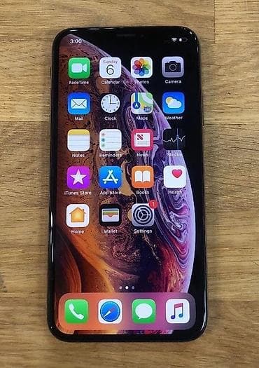 apple 5 s: IPhone X, 64 GB, Space Gray, Simsiz şarj — 2