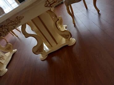 Qonaq otağı üçün, Yeni, Dördbucaq masa, 8 stul — 5