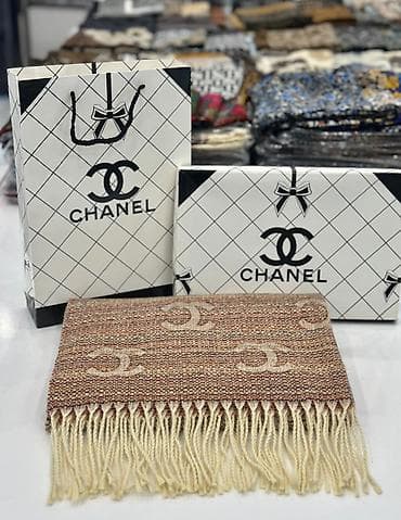 hicab geyimler: Kolleksiya: Klassik loqolu toxunma şərflər - Material: Yumşaq — 7