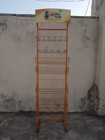 морозильная камера для мороженого бу: Dükkan vitrini satılır Metal mağaza stendi – “Mister Tum” brendli - — 1