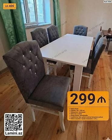 kohnə stul: Məhsul: Masa Dəsti (Kod: 3502) - Ölçülər: 90 × 160 sm - Mexanizm — 1