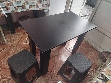 tabletka stul: Mətbəx üçün, Açılmayan, Dördbucaq masa — 2