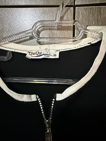 Toy paltarları və aksesuarları: Qara iş/fartuk tərzində xalat – QuQu Fashion, ölçü 50 - Rəng: qara — 2