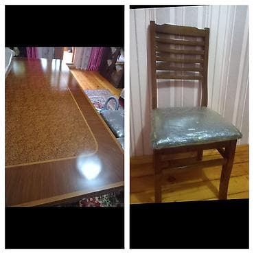 balkon stul: Acilan masa ve 4 eded stul 185azn. Yenidir. Tecili evden cixmalidir — 1