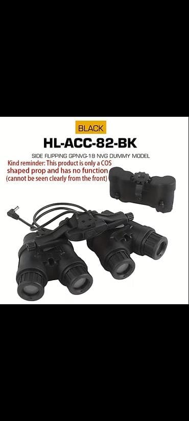 video reqistator: Məhsul: HL-ACC-82-BK – Side Flipping GPNVG-18 NVG Dummy Model (BLACK) — 1