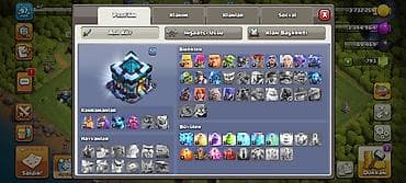 Clash of Clans hesabı – Asıl Kənd - Bələdiyyə binası: TH13 (mavi — 2
