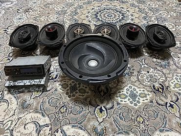 Avtomobil üçün audio dəst 9350 magintafon aux fleşkart yeri işləyir