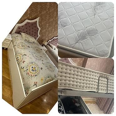 gence mebel: RuniBazali tek yataq Olcu eni 110 uz 2 m Satilir 275₼ .Unvan Elmler — 1