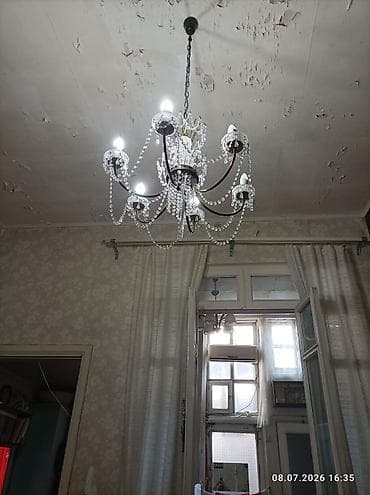 tavalar: Çılçıraq, 6 lampa, Metal — 3