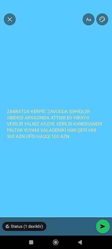zirede ev: Uzunmüddətli kirayə evlər — 1