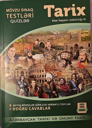 Məhsul: “Tarix – Mövzu Sınaq Testləri, Quizlər” (Anar İsayevi̇n