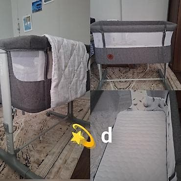 Oğlan və qız üçün, Dördbucaq, Beşik, Matras ilə, Yellənmə mexanizmsiz
