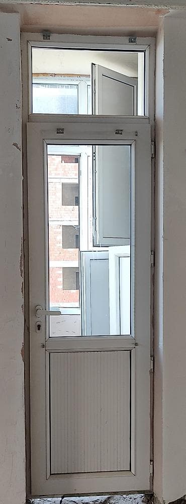 bal: Plastik (PVC) pəncərə və balkon qapıları dəsti - Ağ rəngli PVC — 4