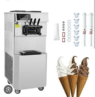 Soft dondurma aparatı – 3 kranlı, qarışıq rejimli Məhsul təsviri: - 2