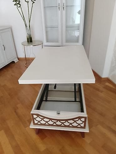 transformer stollar: Jurnal masası, Transformer, MDF, Kvadrat masa — 3