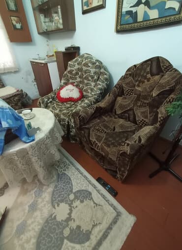 пуфы на заказ: Б/у, Кресло, Ткань, Нет кредита, Платная доставка — 2