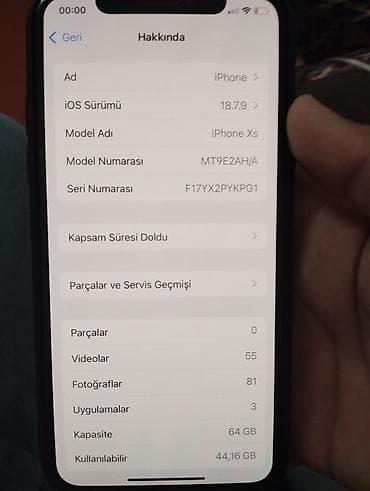 iphone 17 satisi: IPhone Xs, 64 GB, Space Gray, Face ID — 9