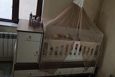 Beşik satilir 150 azn. Matras. döşəy var. siyirmələr şkafı yaxşı