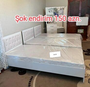 tek adamliq kravat: Yeni, Təknəfərlik çarpayı, Bazasız, Matras ilə, Siyirməsiz, Azərbaycan — 5