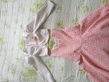 детская розовая одежда: Детское платье, Праздничное, 4 - 5 лет — 3