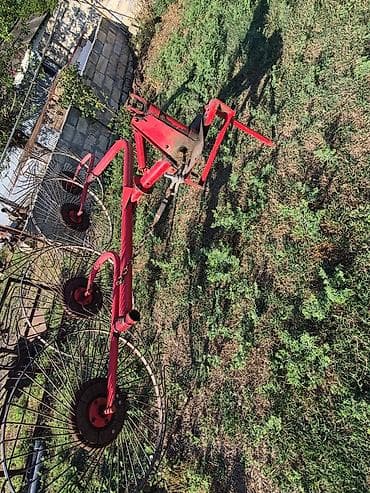 disk teker barter: Otalı tırmıq (traktor qoşqusu) – barabanlı “günəbaxan” tipli çarxlarla — 1