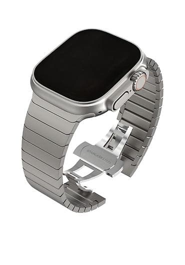 Smart qolbaqlar: Paslanmaz poladdan metal saat kəməri – qatlana bilən kilidli - — 1