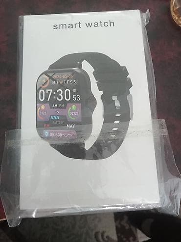 Smart saat, Smart, Sensor ekran, rəng - Qara