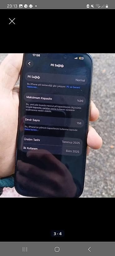 iphone 11 pro max sekilleri: IPhone 16 Pro, 128 GB, Black Titanium, Zəmanət — 4