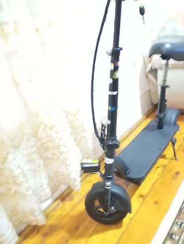 polis idman geyimi: Elektrik skuter – oturacaqlı, LED displeyli Endirim olacaq — 3