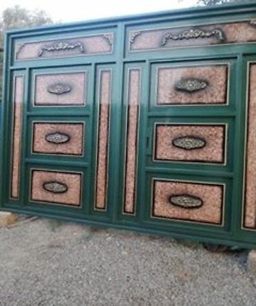 Döşəmə: Dəmir Həyət darvazası, Siyirmə, Qapı ilə, rəng - Qəhvəyi, Kredit yoxdur — 7