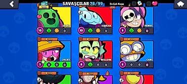 Velosiped aksesuarları: Brawl Stars hesabı – 78/99 döyüşçü Ümumi: - Kupa: 17 893+ - — 2