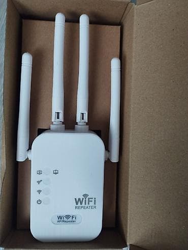 Wi‑Fi Repeater / AP gücləndirici Xüsusiyyətlər: - 4 antenalı dizayn –
