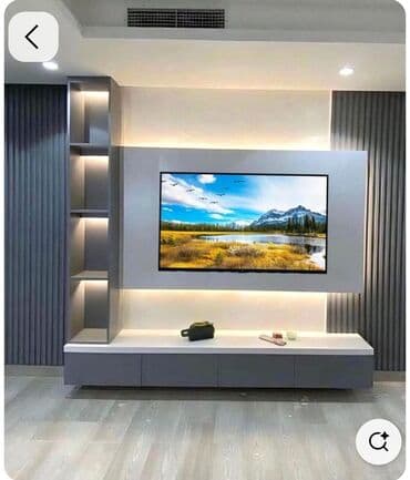 obşifka taxta: Düz TV altlığı, Polkalı, Taxtalı — 4