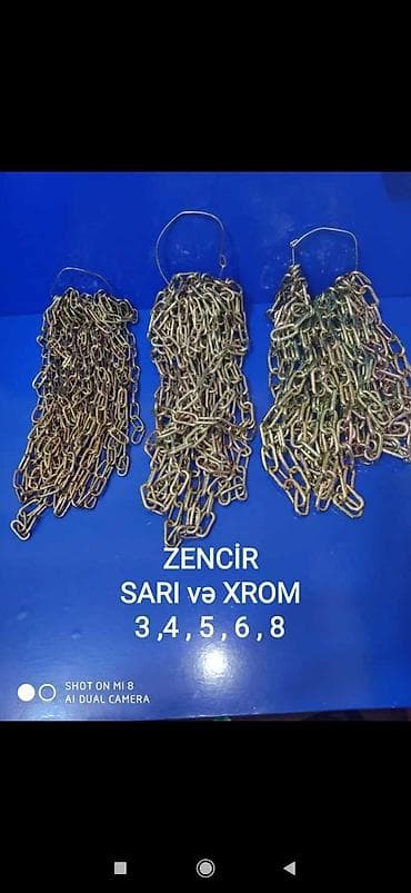 Zencirler metreynen satılır topdan ve perakende satış