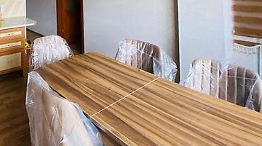 ucuz stullar: Mətbəx üçün, Açılan, Dördbucaq masa, 6 stul — 4