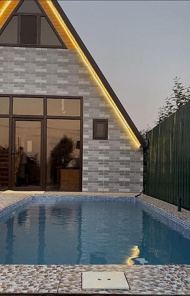 bağ evi havuzlu: 200 kv. m, 2 otaqlı, Kombi, Qaz, İşıq — 1