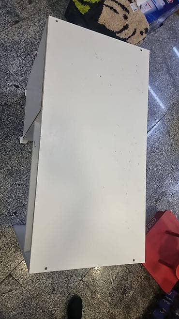 dolap ofis: Düz masa, Polkalı, Siyirməli, MDF — 6