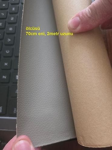 su daş: Öz-özünə yapışan süni dəri örtük – Light Gray rəngdə. 1 metr 10 azn — 1