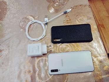ucuz telefon satisi: Samsung Galaxy A50, цвет - Белый, Сенсорный — 2