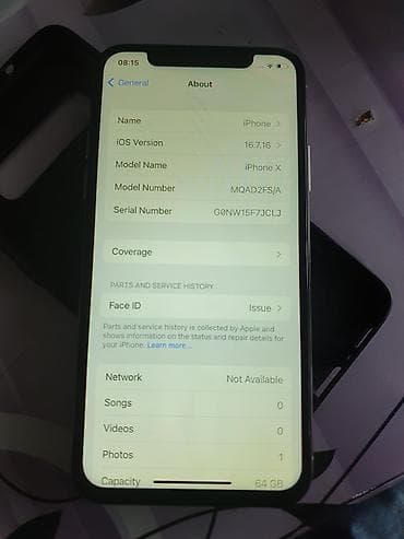 IPhone X, 64 GB, Ağ lalafo.az -da IPhone X, 64 GB, Ağ