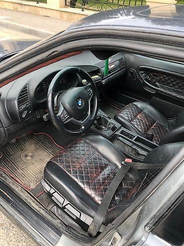 bmw 318 1998: BMW 3 Seriya E36 sedan - Kuzov: 4 qapılı sedan, tünd boz rəng - — 5